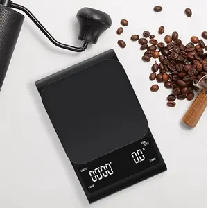 En çok satan mutfak gıda damla tartı zamanlayıcı ile 3000G 0.1G elektronik dijital kahve terazisi
