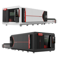 Machine de découpe laser à fibre Raycus 12 kW avec table d'échange, découpeuse de métal CNC