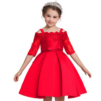 Nouvelles Robes de Princesse pour Enfants 2022 – Robe de Cérémonie en Satin pour Filles, 4 Couleurs, ODM, Écologique et Respirante