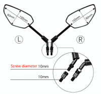 Pièces de Moto d'Origine Usine pour HAOJUE DR 150 160S Rétroviseur de Haute Qualité