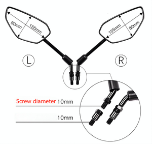 Motorrad teile Original fabrik für HAOJUE <span class=keywords><strong>DR</strong></span> 150 160S Hochwertiger Rückspiegel reflektor - Product Image 3
