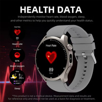 Reloj Inteligente con Respuesta de Mensajes de Voz por IA, Aleación TFT Silicona, Multifuncional, Llamadas, Frecuencia Cardíaca, Monitoreo del Sueño, Rastreador de Actividad Física