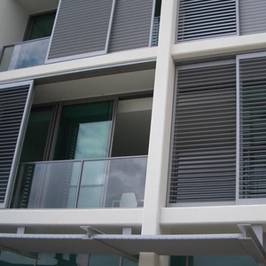 Persiennes fixes/réglables personnalisées persiennes solaires en aluminium de grande taille/brise soleil - Product Image 4