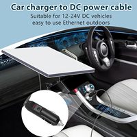 Nouvelle alimentation Starlink Mini 2026 robuste 18AWG étanche pour camping-car/camping, adaptateur allume-cigare, câbles de données 9,8FE/3M