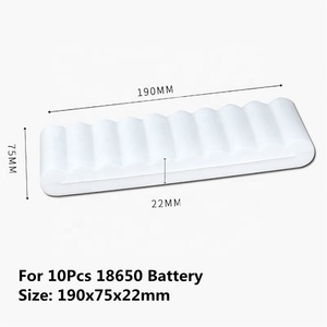 Bán buôn xách tay cứng nhựa tổ chức hộp PP Pin lưu trữ container trường hợp cho AAA/AA/18650 pin phụ kiện - Product Image 6