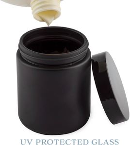 Envases cilíndricos PET de boca ancha vacíos, tarros de 2oz/3oz/4oz/8oz/16oz de capacidad, tapa de rosca de plástico de color personalizado para medicamentos y pastillas - Product Image 4