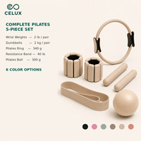 Haltères personnalisés en silicone avec noyau en fer, anneaux de yoga, poids pour poignets et chevilles, kit Pilates, haltères pour femmes