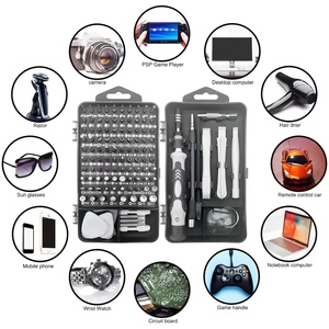 Juego de Destornilladores 115 en 1, Kit de Herramientas de Reparación de Acero/Plástico OEM, Puntas Magnéticas para Destornillador para Teléfono, Laptop, Reloj, Tableta - Product Image 6