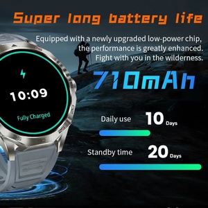1.85 pouces HD grand écran 710MAH capacité <span class=keywords><strong>de</strong></span> la batterie plusieurs Modes sportifs alerte <span class=keywords><strong>de</strong></span> l'appelant AI assistant vocal GA03 montre intelligente - Product Image 6