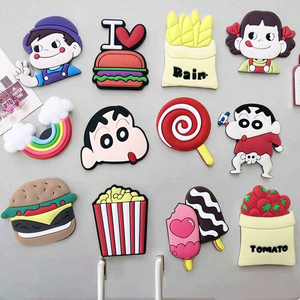 แม่เหล็กติดตู้เย็นดีไซน์ทันสมัย รูปทรงตามสั่ง วัสดุ PVC นุ่ม รูปแบบการ์ตูนน่ารัก โลโก้สั่งทำได้ เป็นมิตรกับสิ่งแวดล้อม แม่เหล็กแรงดูดสูง - Product Image 1