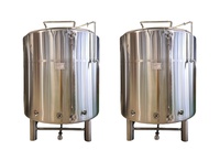Fermenteur à double enveloppe commercial de 1000 L pour la production de kombucha, équipement complet pour petite brasserie et usine de boissons