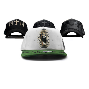 Gorras OEM G5 de Calidad, Modelo Project 001, de 5 Paneles, Bordadas, Unisex, con Visera Ancha, de Gamuza, Estilo Desgastado, Marca Anymore - Product Image 1