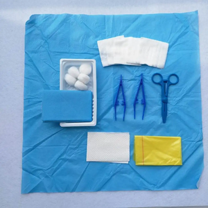Paket rias dasar sekali pakai steril medis Kit perawatan luka non-tenun tahan air Kit rias bedah EOS - Product Image 5
