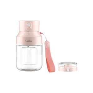 Mini Licuadora Portátil Midea, Licuadora Eléctrica de Frutas con Doble Tapa, Color Rosa, Recargable, para Uso Doméstico - Product Image 2