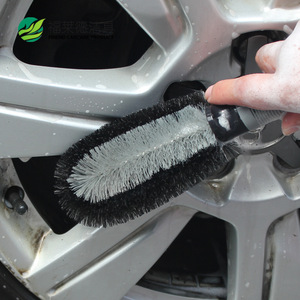 <b>Wheel</b> <b>Brush</b> 27x8cm TPRPP Filaments For Car Rim <b>Cleaning</b> - Product Image 1