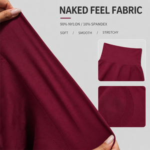Leggings de Yoga para Mujer, Sin Costuras, Efecto Piel Desnuda, Cintura Alta, Control de Abdomen, Moldeadores, para Gimnasio, Entrenamiento, Running - Product Image 2