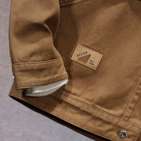 Vêtement d'extérieur de mode en gros, printemps, rétro, vieux style délavé, veste surdimensionnée, manteau de haute qualité