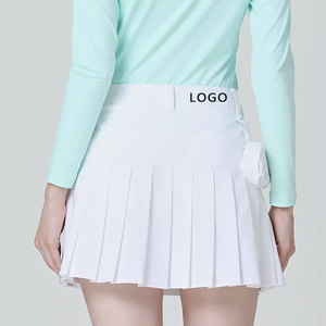 Falda plisada de tenis de golf con forro A de cintura alta personalizada para mujer - Product Image 5