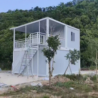 Xinheng – Conteneur de logement préfabriqué composite à faible coût, maison modulaire préfabriquée, véranda extérieure en verre