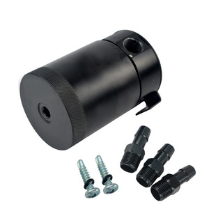 ถังดักไอน้ำมัน Poyracing ขนาด 38 มม. NPT แบบสองช่อง สำหรับอัพเกรดระบบระบายอากาศของเครื่องยนต์ - Product Image 4