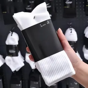 <b>Socks</b> for Men Women Fashion Designer <b>Black</b> White High Quality <b>Socks</b> Cotton All-match Classic Ankle Hook Breathable Stocking Mi - Product Image 1