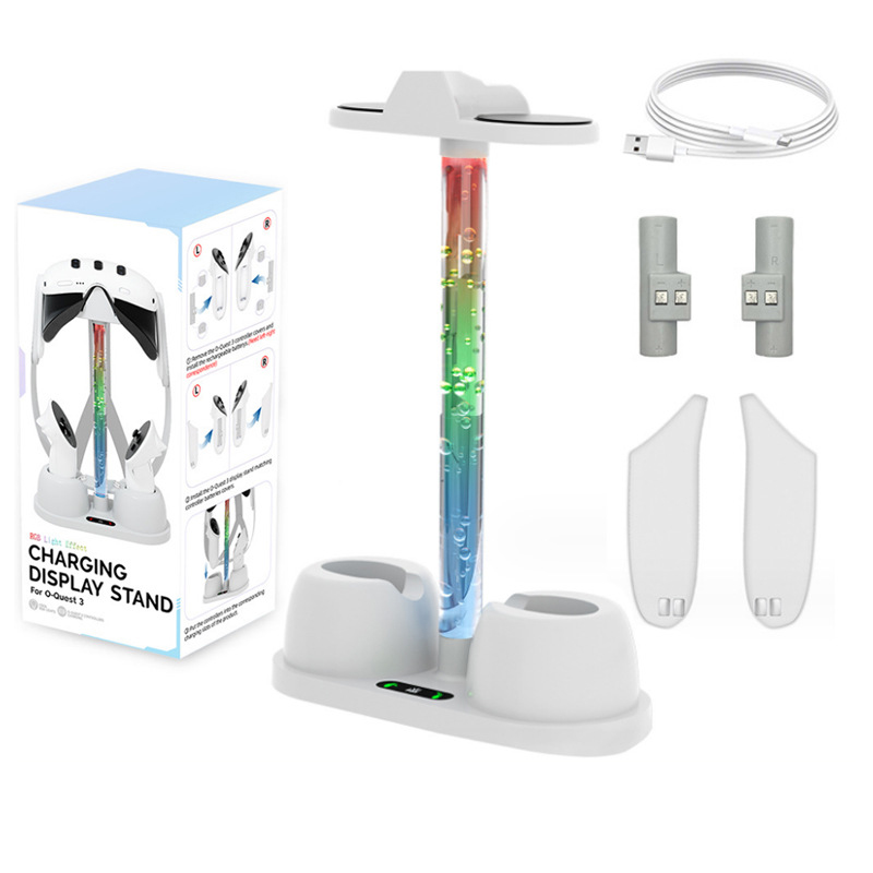 オキュラスクエスト3 HBV-463 Meta Quest3用充電スタンドOculus Quest3用電源RGB