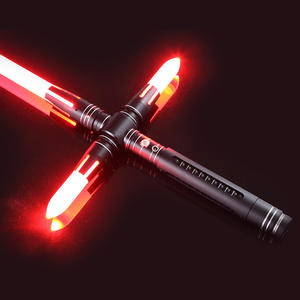 Yanqing Black Lotus Crossguard Lightsaber - Duel-Ready Metal Wars Espada láser para conectar y combatir - Product Image 4