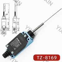 Interrupteur de voyage étanche TZ-8169, momentané, compact, à ressort, avec protection IP65, tension maximale 250V
