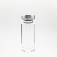 Flacons en verre miniatures à bouchon serti stériles pour poudre lyophilisée d'ingrédients actifs