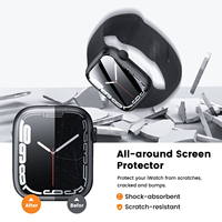 EZ-GLAZ Pelindung Layar Anti Debu Ultra Tipis untuk Apple Watch Iwatch Kit Pemasangan Full Cover untuk 42 46mm