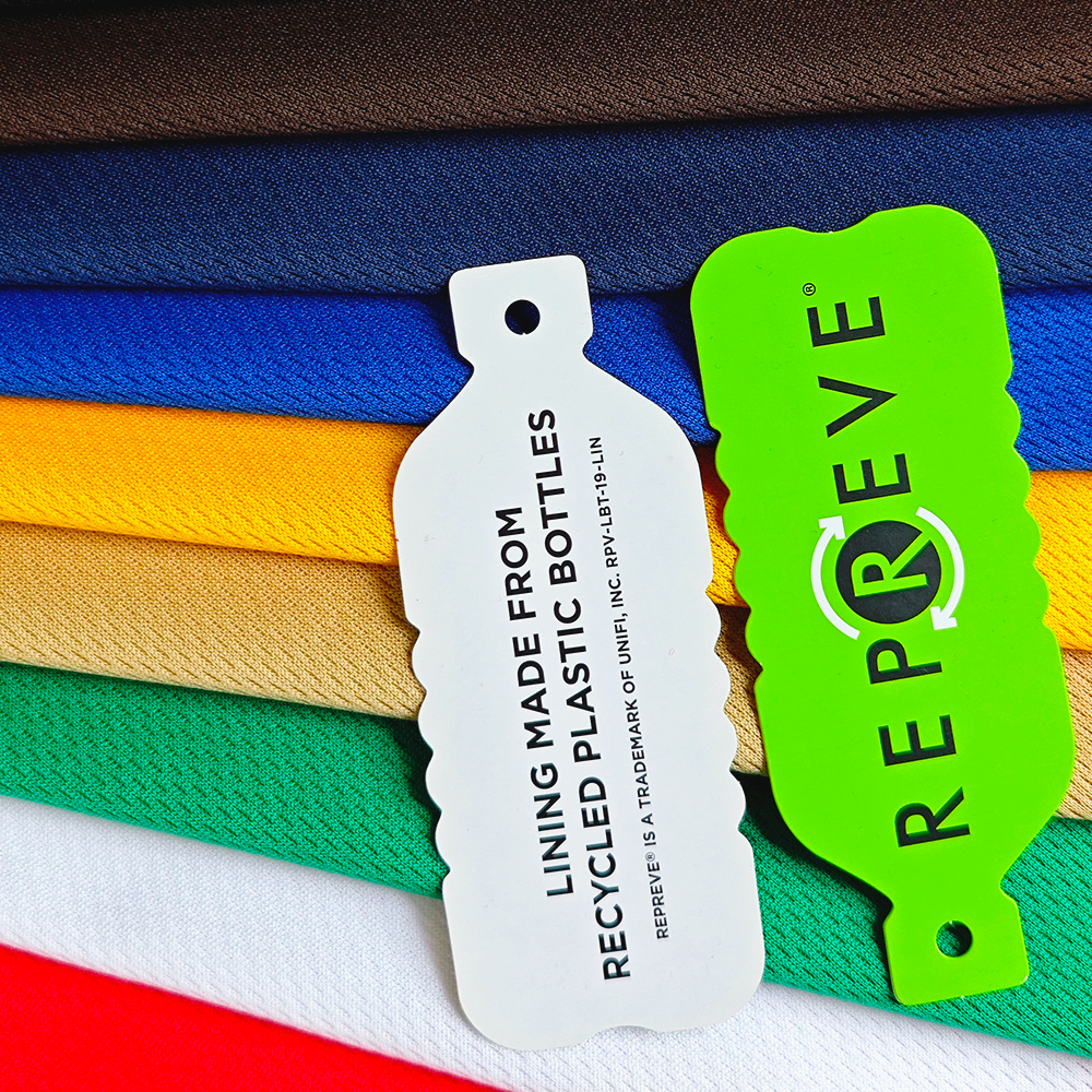 Factory Wholesale Eco-friendly Anti-Static RPET GRS 100% Recycled Polyester Low Stretch Bird Eye Mesh Lining Fabric