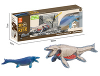 Kit Penggalian Dinosaurus Ilmiah STEM yang Bersinar dalam Gelap, Mainan Edukasi Anatomi untuk Anak-anak