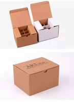 Logo personnalisé blanc papier ondulé essentiel Oi vernis à ongles bouteilles boîte d'expédition brun vernis à ongles boîte d'emballage avec diviseur