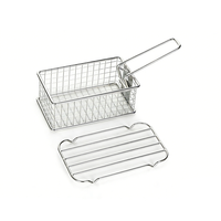 Panier à frites en acier inoxydable pour camping, pique-nique, poulet frit et chips, pour boîte à lunch extérieure