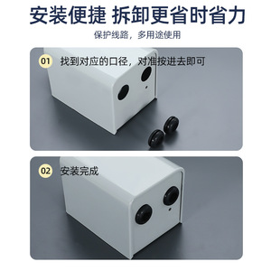 Fernandes Silicone Wire Guard Ring Black And White Double Sided High Temp Resistant Sealing Ring For <b>Cable</b> Protection - Product Image 3