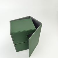 Boîte de rangement pour cartes de jeu TCG Yugioh, personnalisable en cuir ou en plastique, avec impression, pour cartes de poker, avec boîte