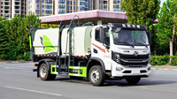 Camion compacteur de déchets électrique 9 tonnes 9 m³ avec batterie CATL 4x2 à chargement arrière pour la collecte des déchets municipaux