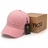 Gorra de Béisbol de Algodón Lavado Premium con Logotipo Personalizado, Bordado 3D en Relieve, Gorra de Lujo para Hombre con Caja de Marca, Venta al Por Mayor OEM
