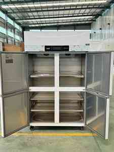 ثلاجة تجارية بـ 4 أبواب، تبريد هوائي، تحكم بدرجة حرارة مزدوجة، فريزر عمودي للمطاعم ومعدات المطابخ - Product Image 6