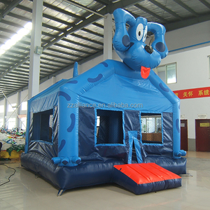 Château plein d'entrain gonflable de chien d'approvisionnement d'usine sautant la fête d'<span class=keywords><strong>anniversaire</strong></span> louant le jeu de videur - Product Image 4