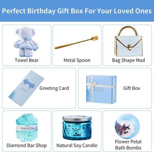 Coffret panier cadeau Spa personnalisé pour sa maman, soeur, meilleure amie, ensemble de bain unique, joyeux anniversaire, idées <span class=keywords><strong>cadeaux</strong></span> - Product Image 2