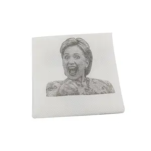 Papier toilette cadeau amusant et politique 2 plis Offre Spéciale, papier de soie Premium hilary