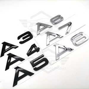 Nouveau Style Voiture Arrière Coffre Emblème Lettre Autocollants Badge pour <span class=keywords><strong>Audi</strong></span> Q2 Q3 Q5 Q7 Q8 TT <span class=keywords><strong>A3</strong></span> A5 A6L A7 A4L A8L Quattro 35 45 55 TFSI - Product Image 5