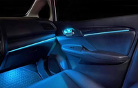 SJC Nouveau style de lumières d'ambiance ciel étoilé pour Honda 2014-2020 Fit GK5, systèmes d'éclairage d'amélioration de l'intérieur, accessoires