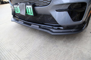 Lèvre de pare-chocs avant de style <span class=keywords><strong>GT</strong></span> pour 2021 <span class=keywords><strong>2022</strong></span> 2023 <span class=keywords><strong>Ford</strong></span> <span class=keywords><strong>Mustang</strong></span> <span class=keywords><strong>Mach</strong></span>-<span class=keywords><strong>E</strong></span> Matte Carbon Inject-Mold Domestic Splitter Body Kit Spoiler - Product Image 6