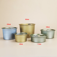 Boîtes en métal en fer blanc résistant aux hautes températures pour emballage alimentaire pour bougies à thé Sauces à soupe d'alcool Boîtes en conserve