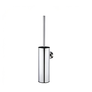 Ensemble de <span class=keywords><strong>brosse</strong></span> de toilette en acier inoxydable KEGAO avec couvercle en silicone pour salle de bain, sur pied et mural, ensemble de <span class=keywords><strong>brosse</strong></span> de toilette - Product Image 1