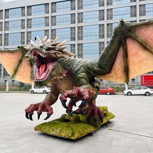 रोबोट फ्लाई ड्रैगन फ्लेपिंग पंख रोकर ध्वनि धुआं एफएक्स, शॉपिंग मॉल हवाई अड्डे के उपयोग के लिए शॉपिंग मॉल हवाई अड्डे के उपयोग के लिए - Product Image 2