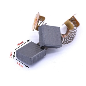 Hochwertige Professionelle Ausstattung # 44 Kohlebürsten 7x17x18 für 355 Schneidemaschine und Elektrohammer Elektrowerkzeuge - Product Image 1