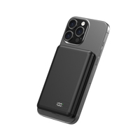 Batería Externa Magnética Ultrafina Personalizable de 5000mAh/10000mAh, Carga Rápida Inalámbrica Qi2 de 15W, Powerbank Delgado